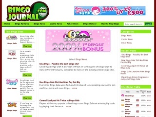 Bingo Journal